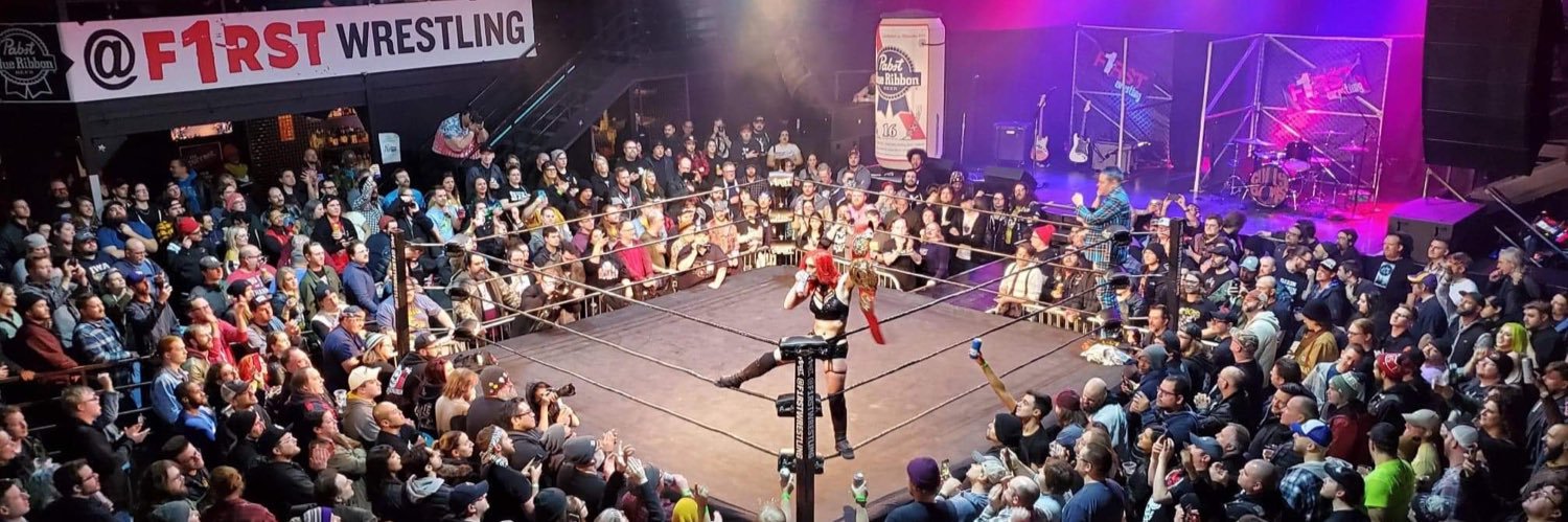 F1RST Wrestling's banner
