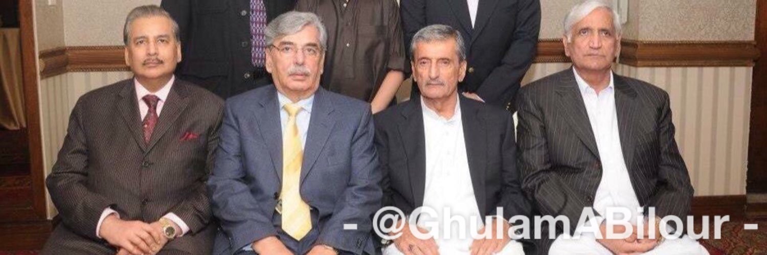 Ghulam Ahmad Bilour's banner
