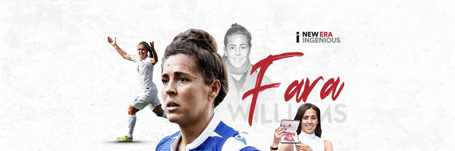 Fara Williams MBE's banner