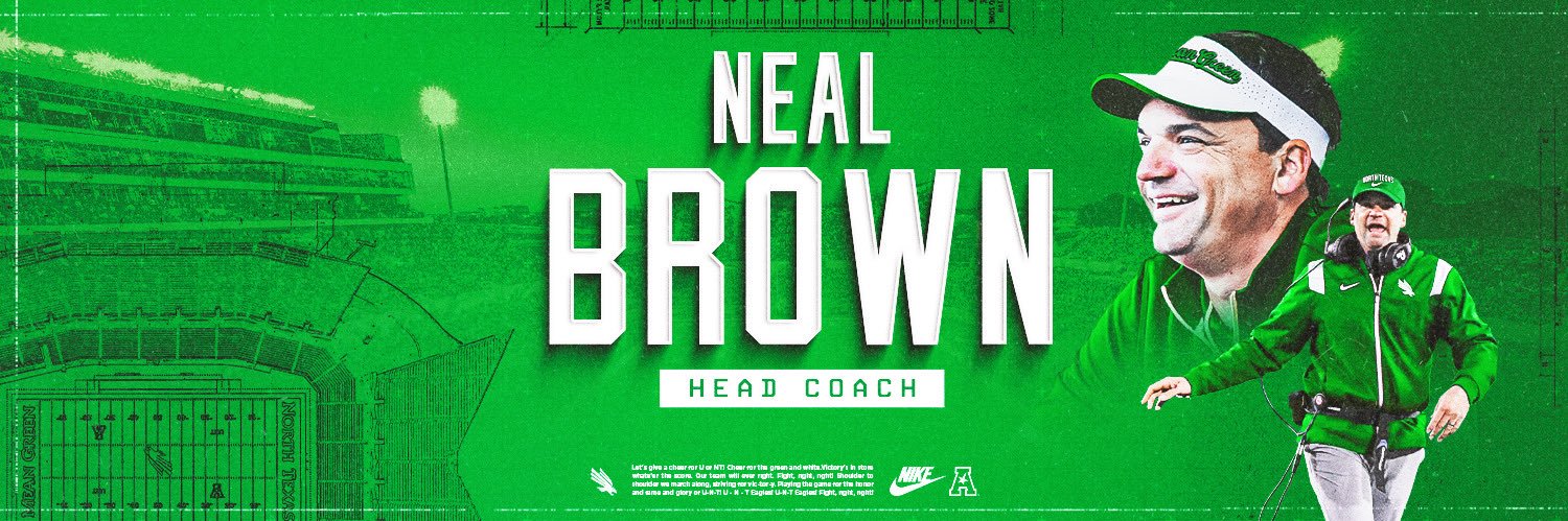 Neal Brown's banner