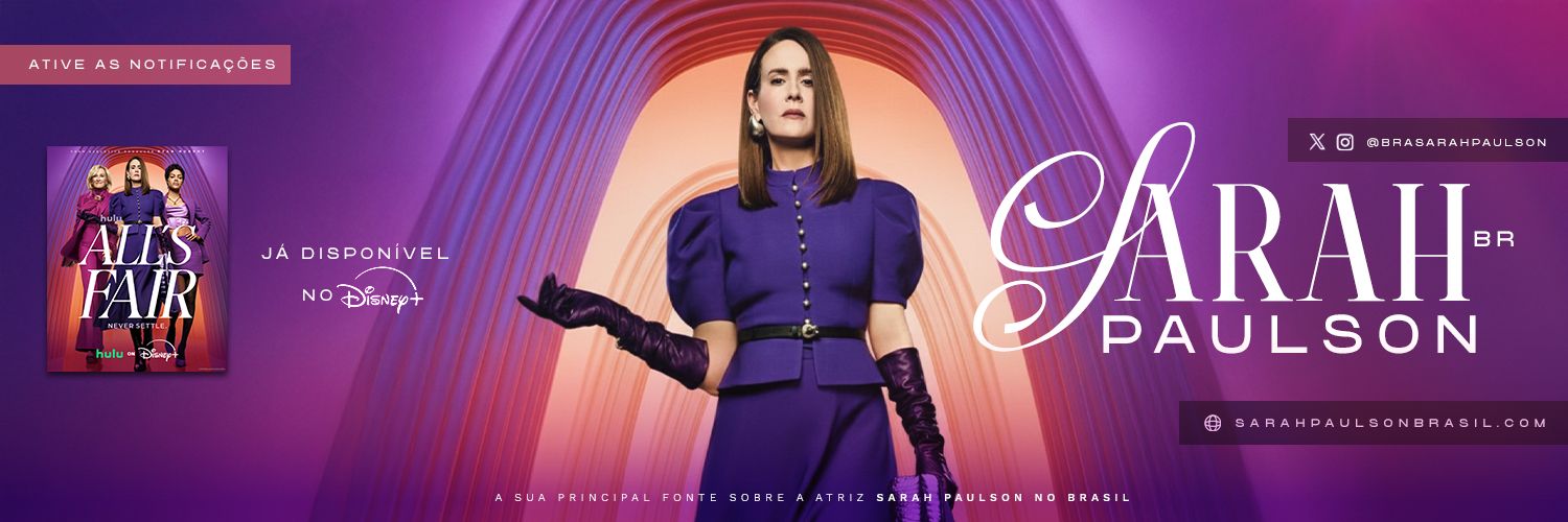 Sarah Paulson Brasil's banner