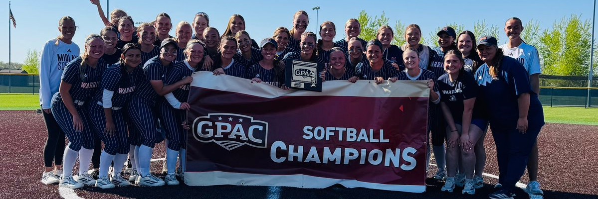 Midland Softball's banner