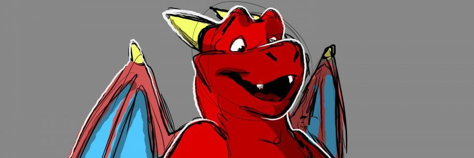 Chris the micro dragon's banner