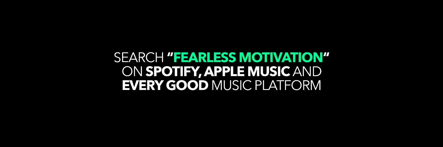 Fearless Motivation's banner