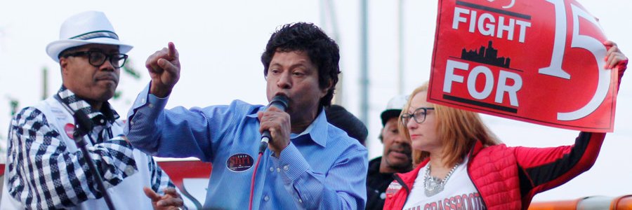 Shri Thanedar's banner