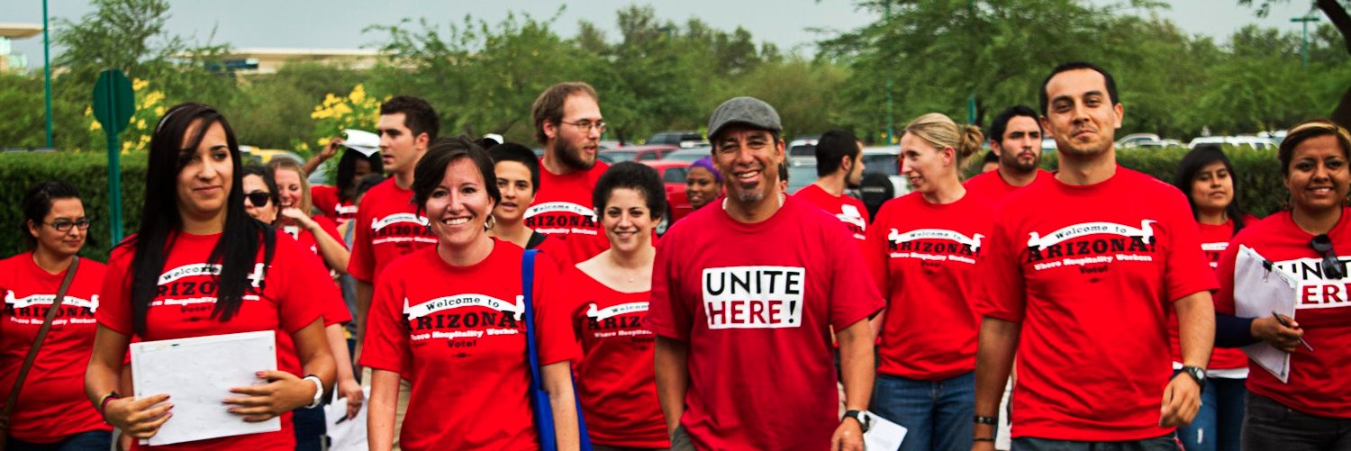 UNITE HERE Arizona's banner