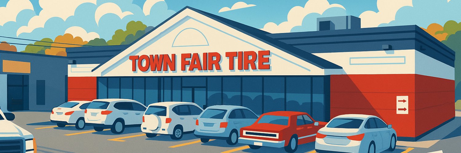 Town Fair Tire's banner