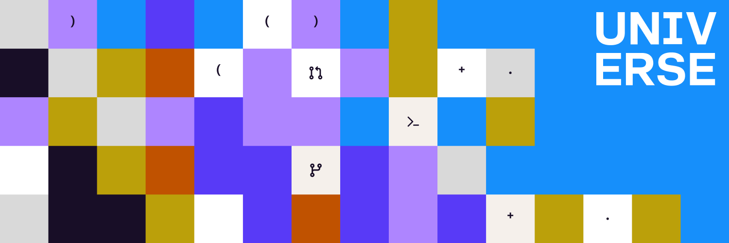 GitHub Universe's banner