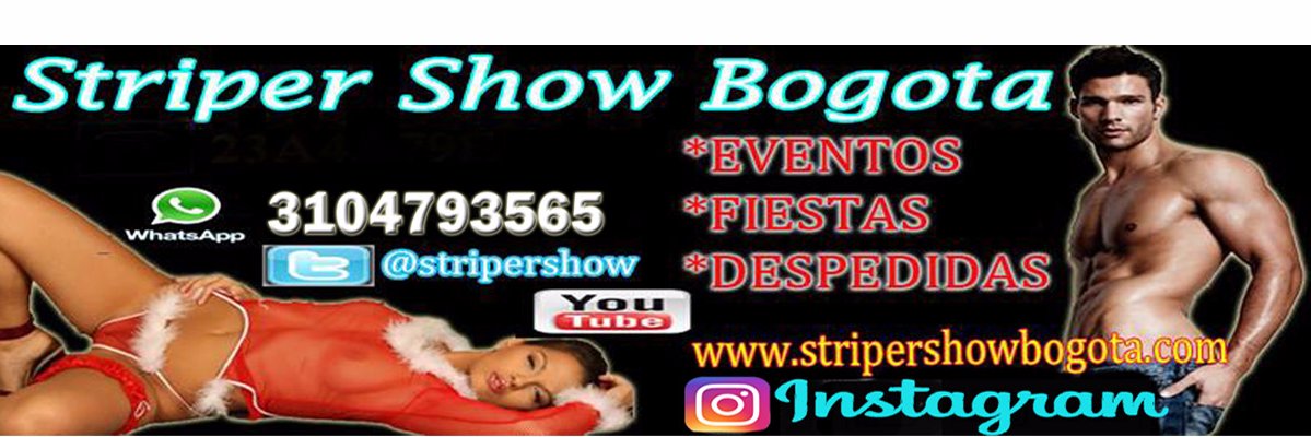 STRIPER SHOW BOGOTA's banner