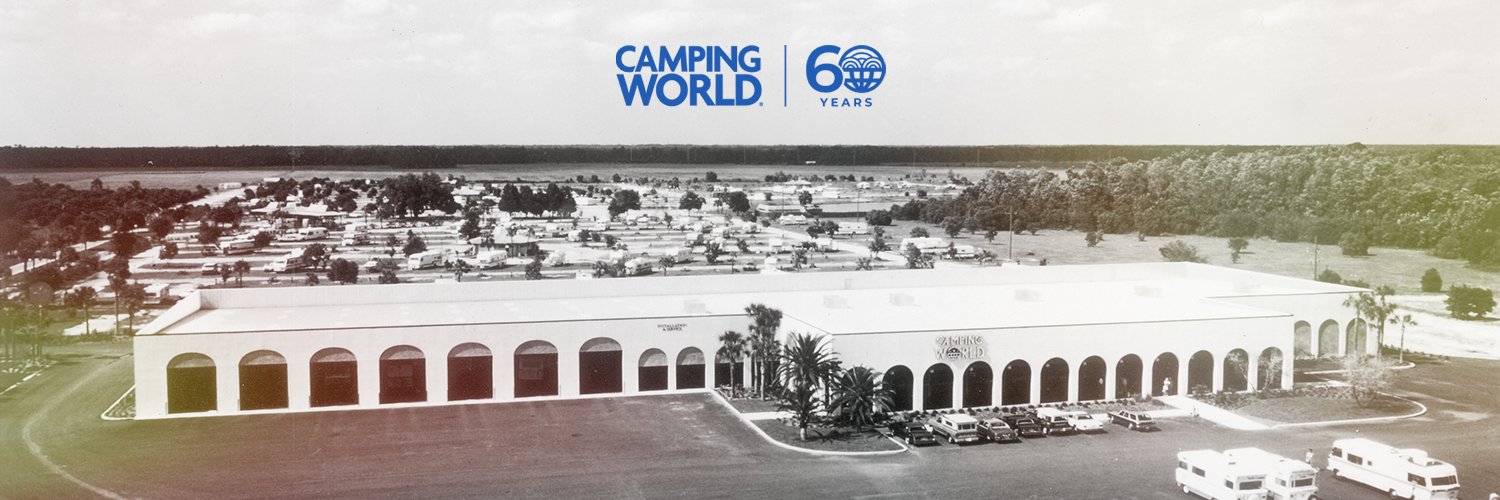 Camping World's banner