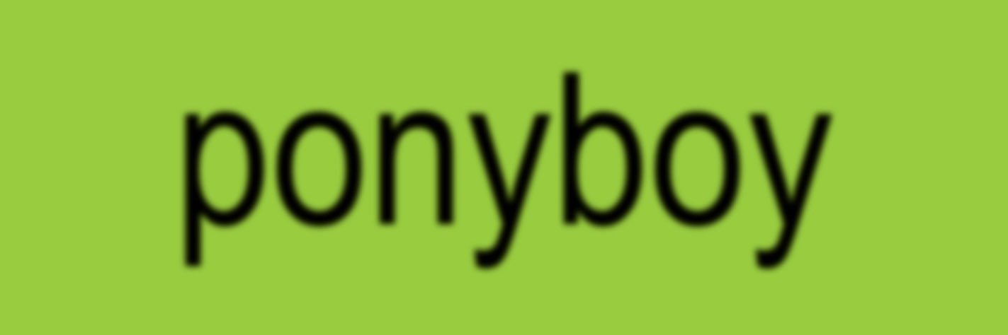 ᴘᴏɴʏʙᴏʏ's banner