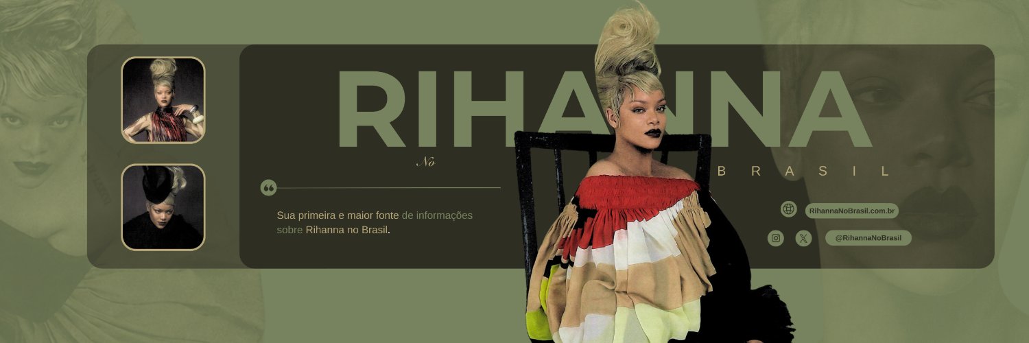 Rihanna No Brasil's banner