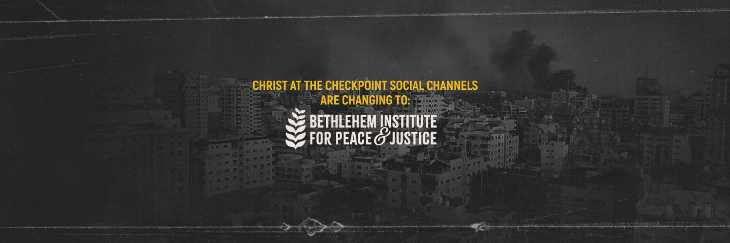 Bethlehem Institute for Peace and Justice's banner