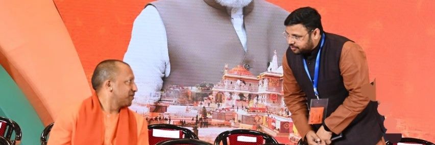 Himanshu Yadav Bjp's banner