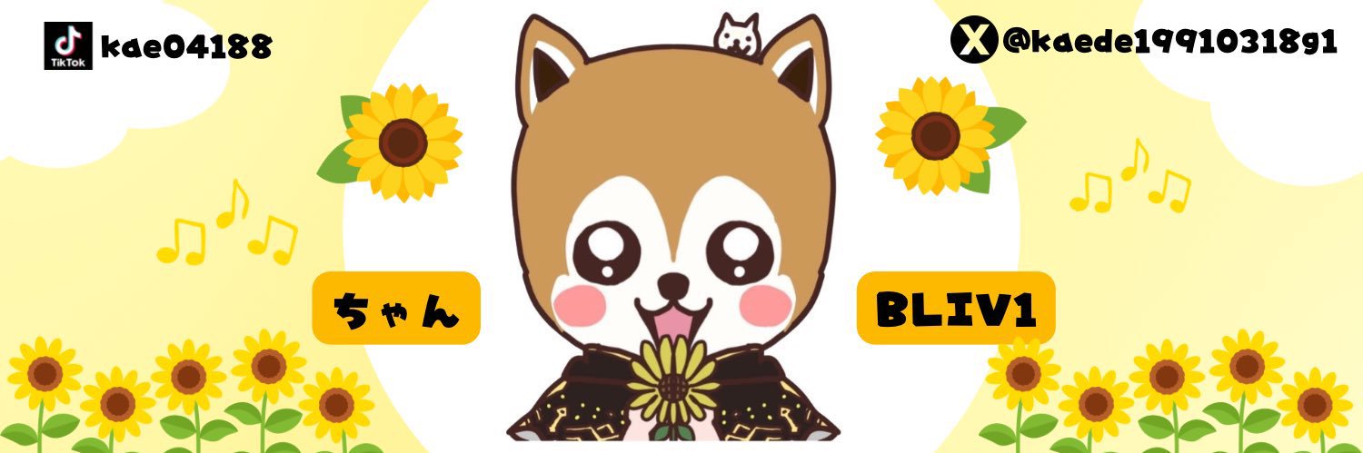 ちゃんU・x・U🐶🌻【BLIV1】's banner