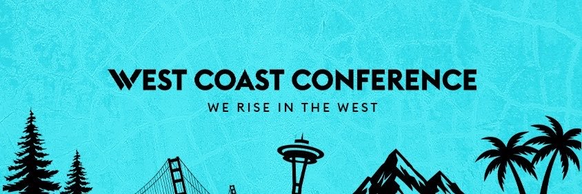 West Coast Conference's banner
