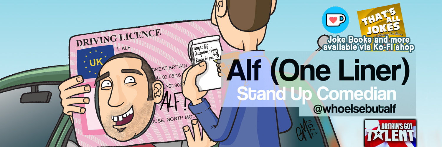Alf!! - Comedian's banner