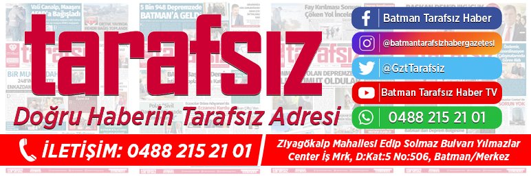 Batman Tarafsız Haber Gazetesi's banner