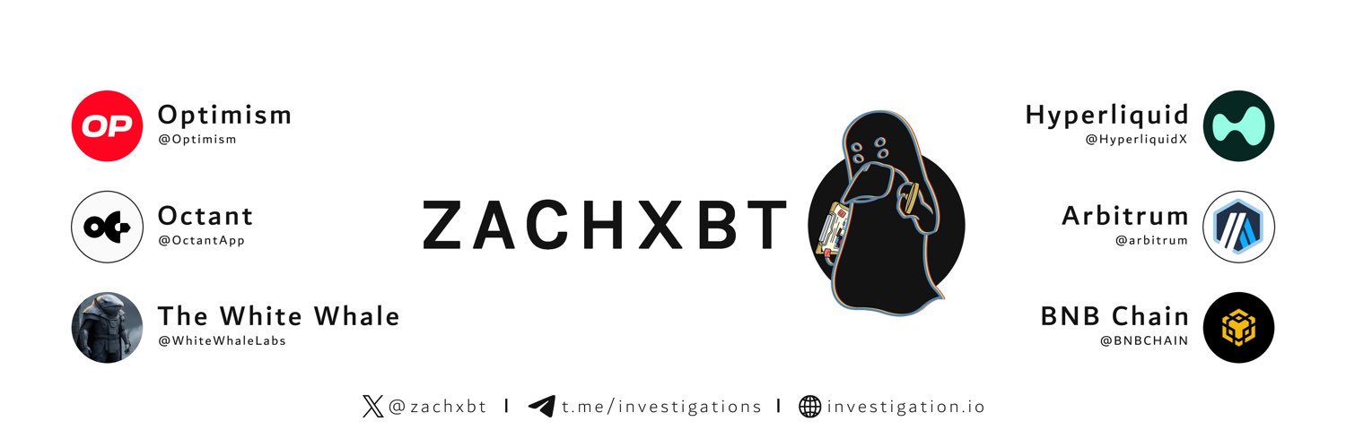 ZachXBT's banner