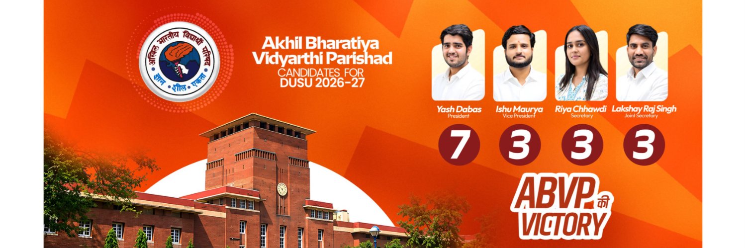 ABVP's banner