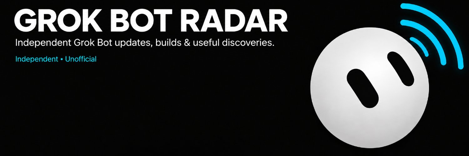 Fan Grok Bot Radar's banner