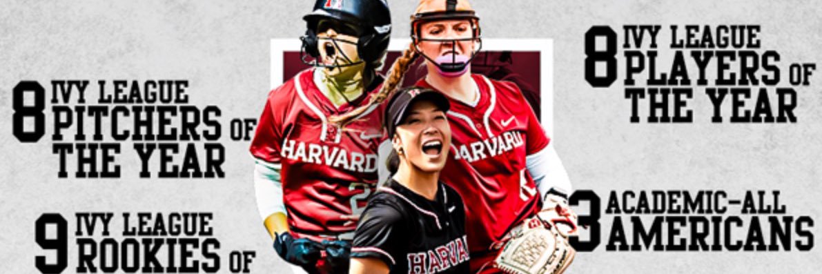Harvard Softball's banner