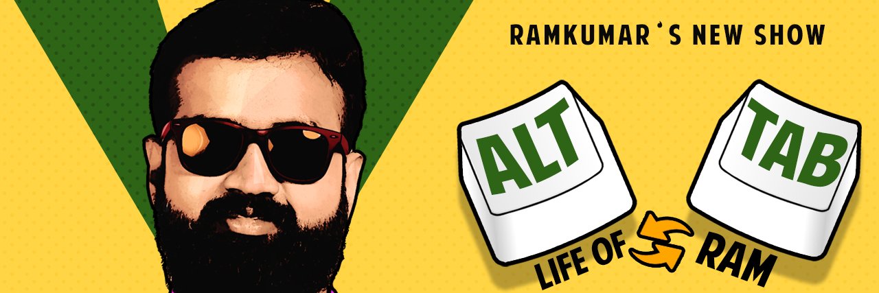 Ramkumar Comic's banner