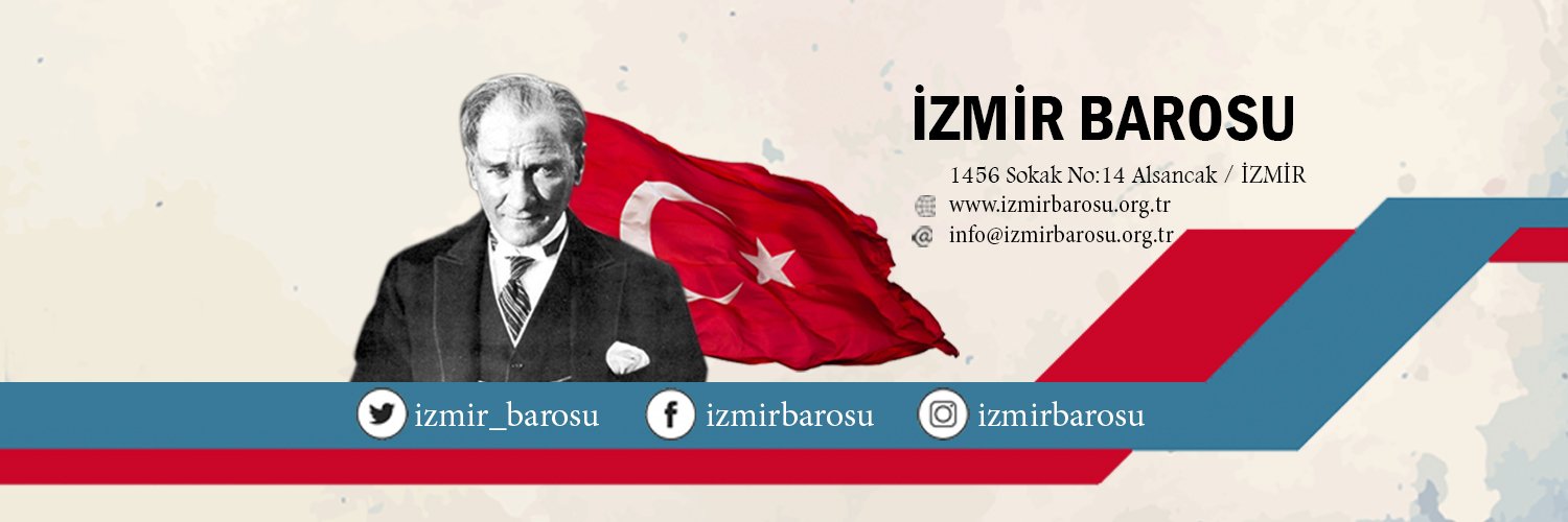 İzmir Barosu - #SavunmaSusturulamaz's banner