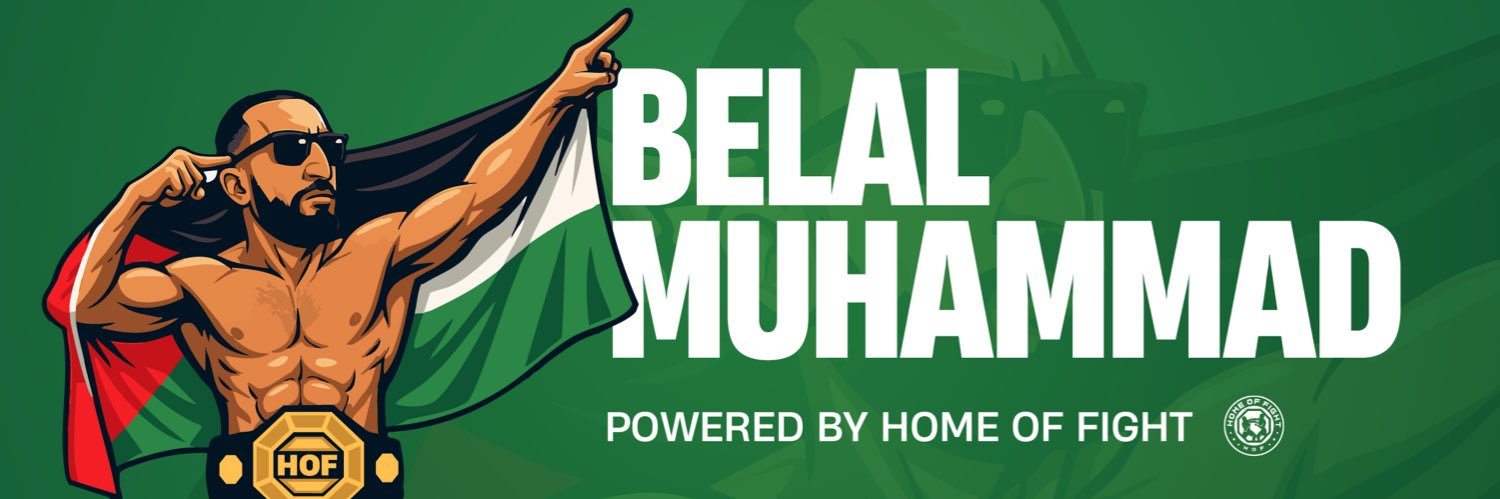 Belal Muhammad's banner