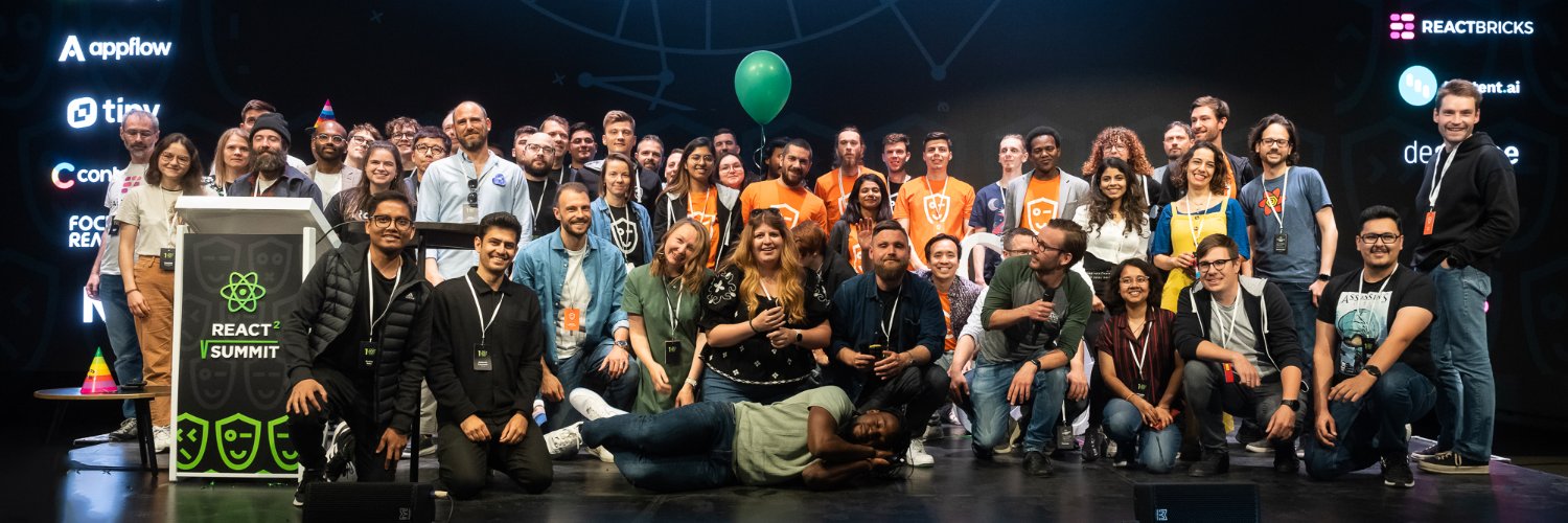 React Summit 🔥The biggest React conference's banner
