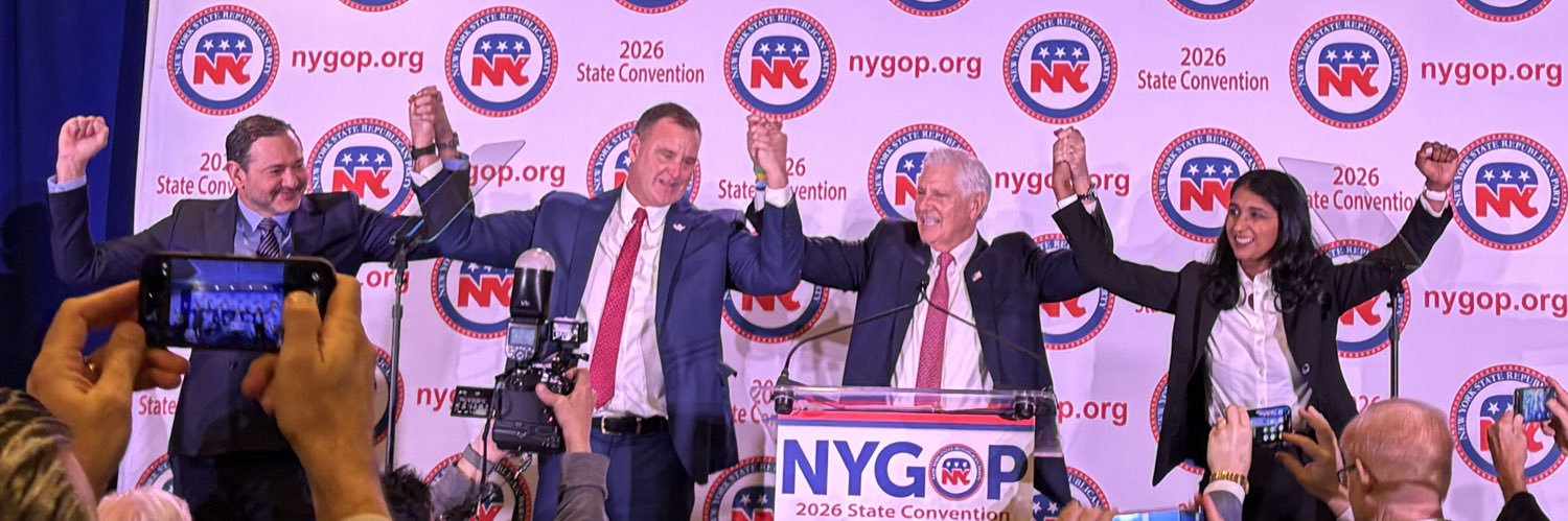 New York GOP's banner