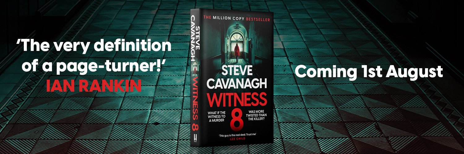 Steve Cavanagh's banner