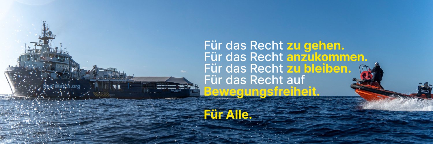 Sea-Watch's banner