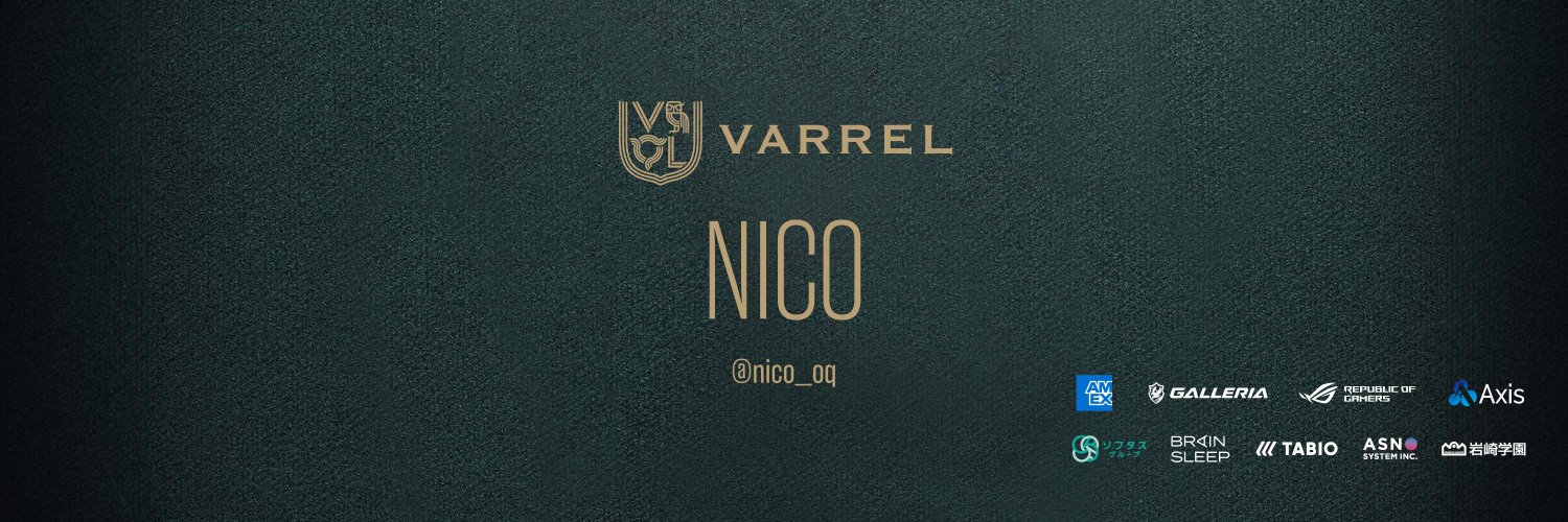 VARREL Nico's banner