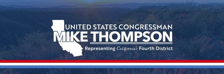 Rep. Mike Thompson's banner