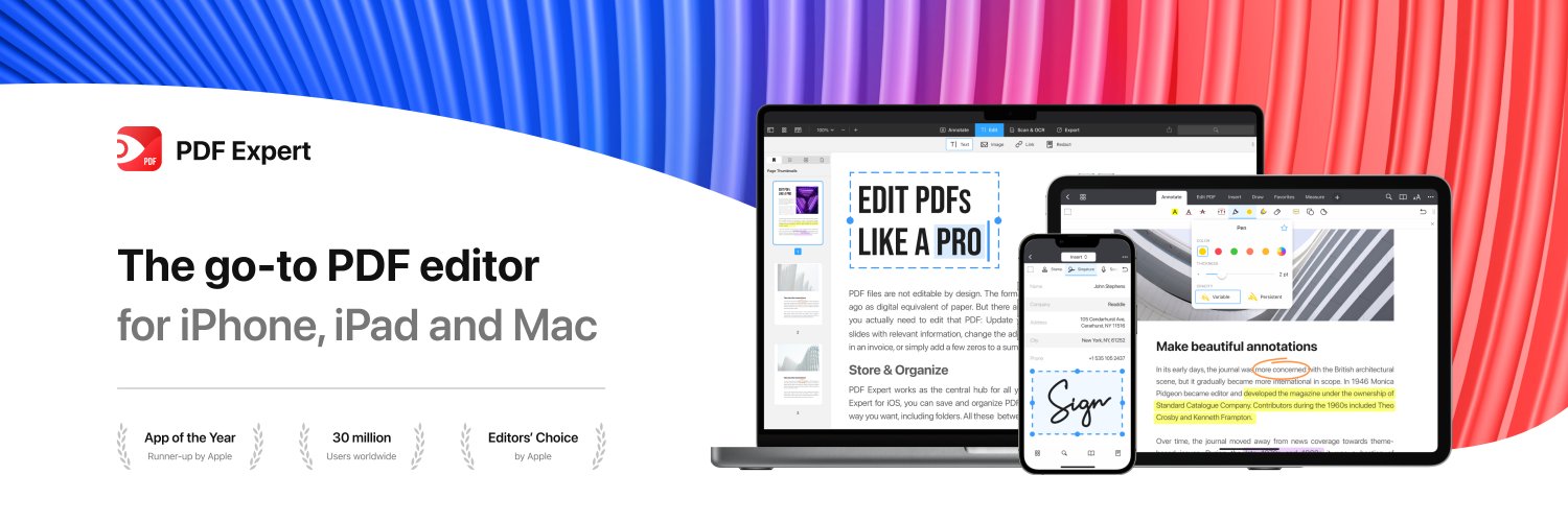 PDF Expert's banner