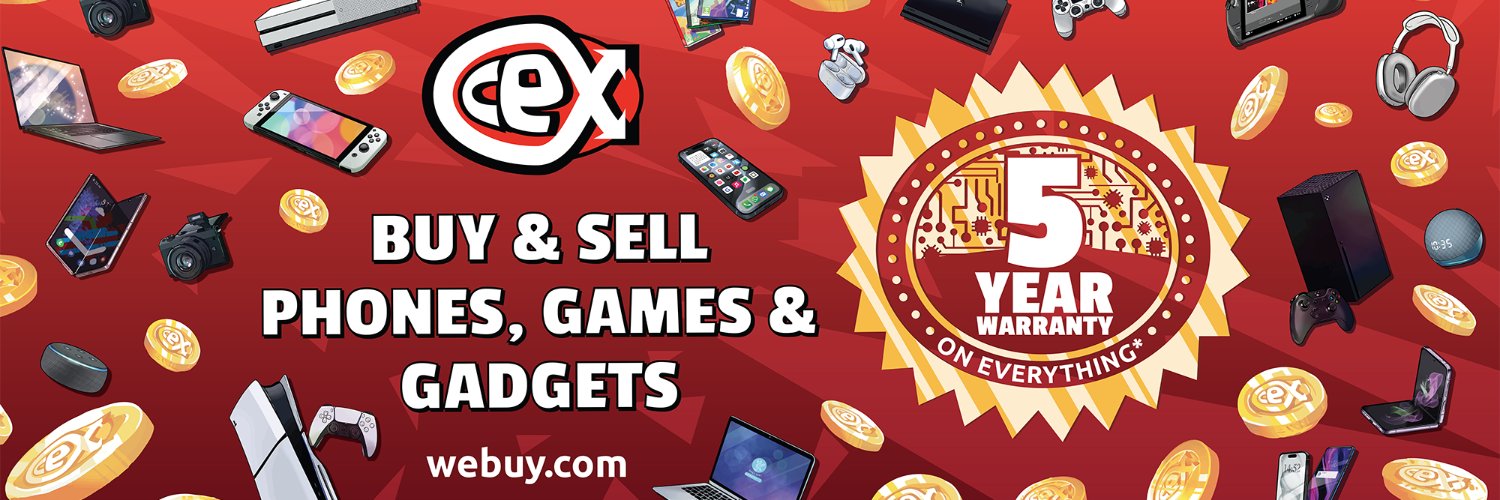 CeX's banner