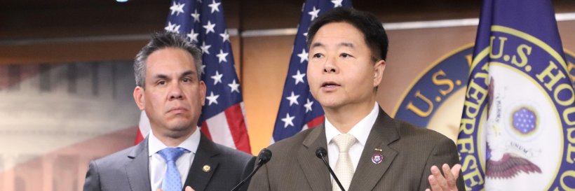 Rep. Ted Lieu's banner