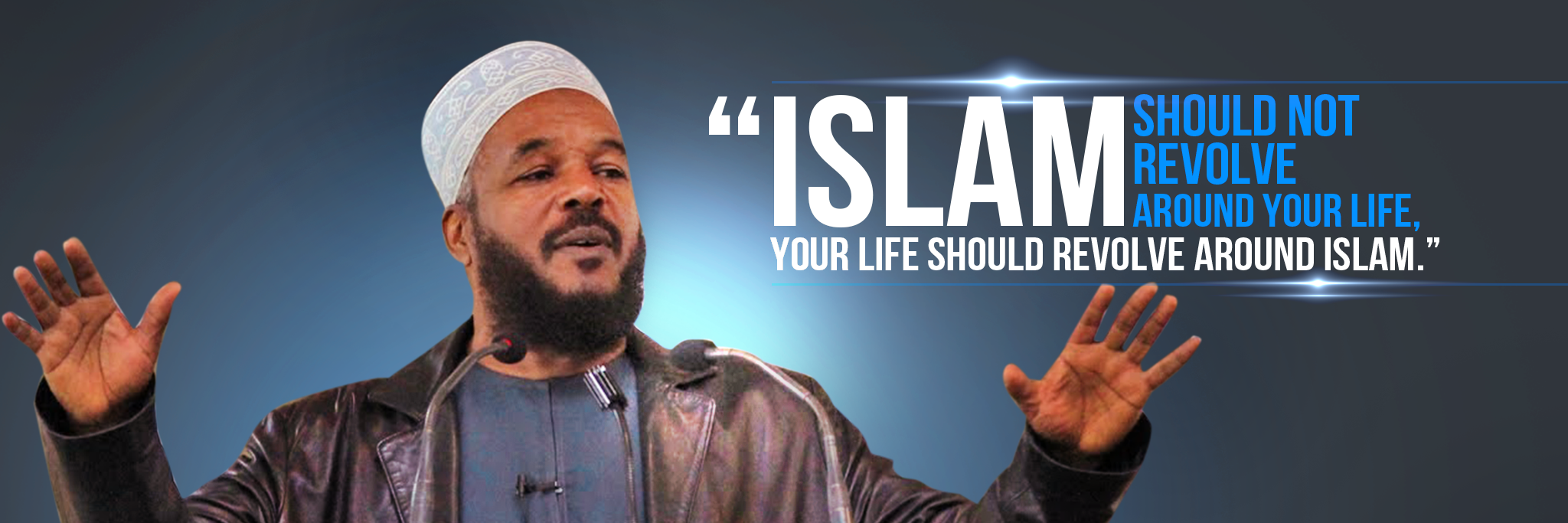 Dr. Abu Ameenah Bilal Philips's banner