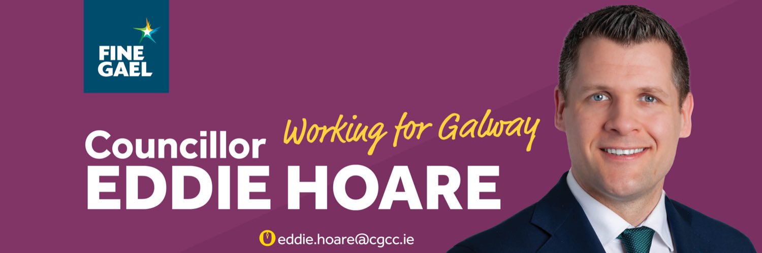 Cllr. Eddie Hoare's banner