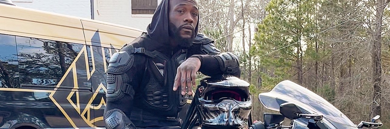 Deontay Wilder's banner