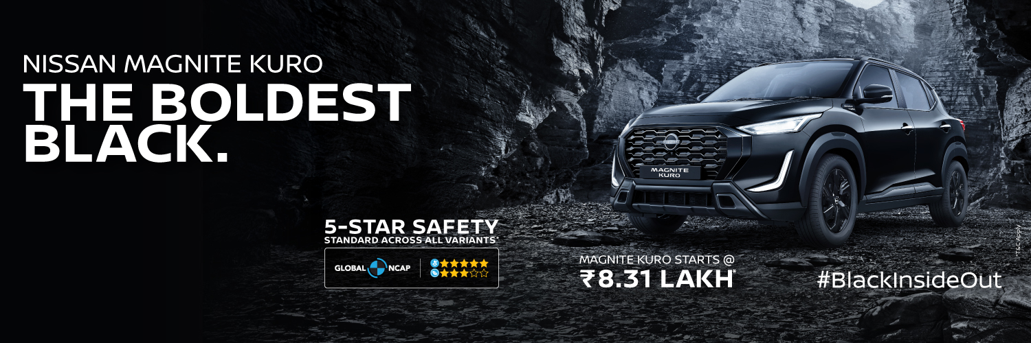 Nissan India's banner