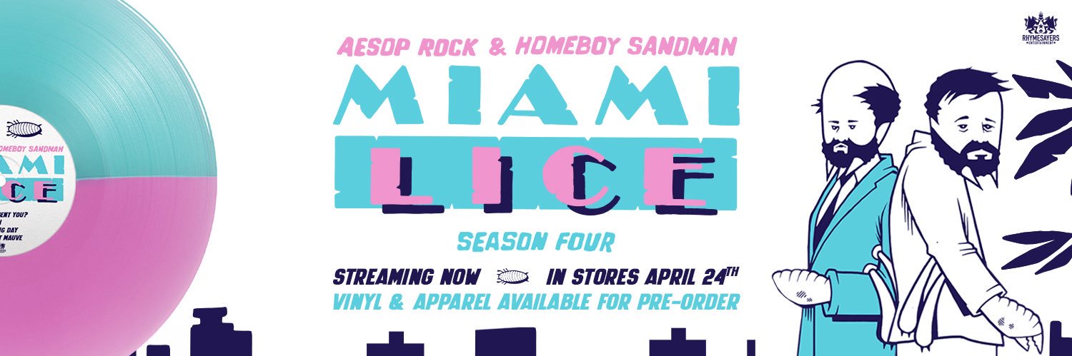 Aesop Rock's banner