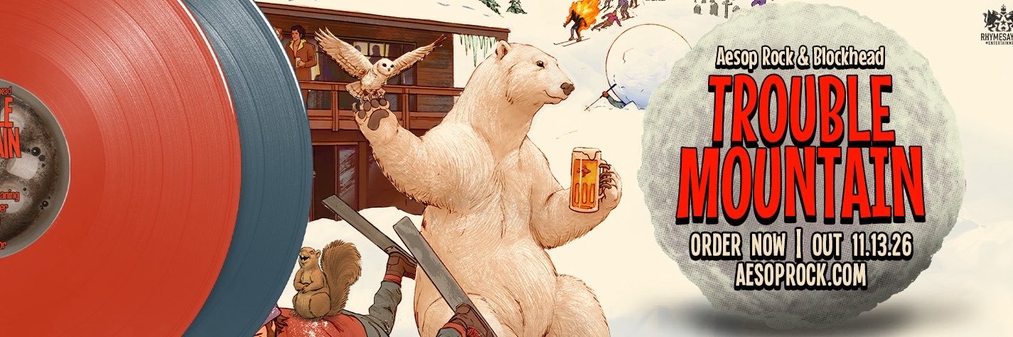 Aesop Rock's banner