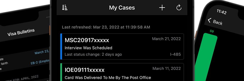 Case Tracker for USCIS's banner