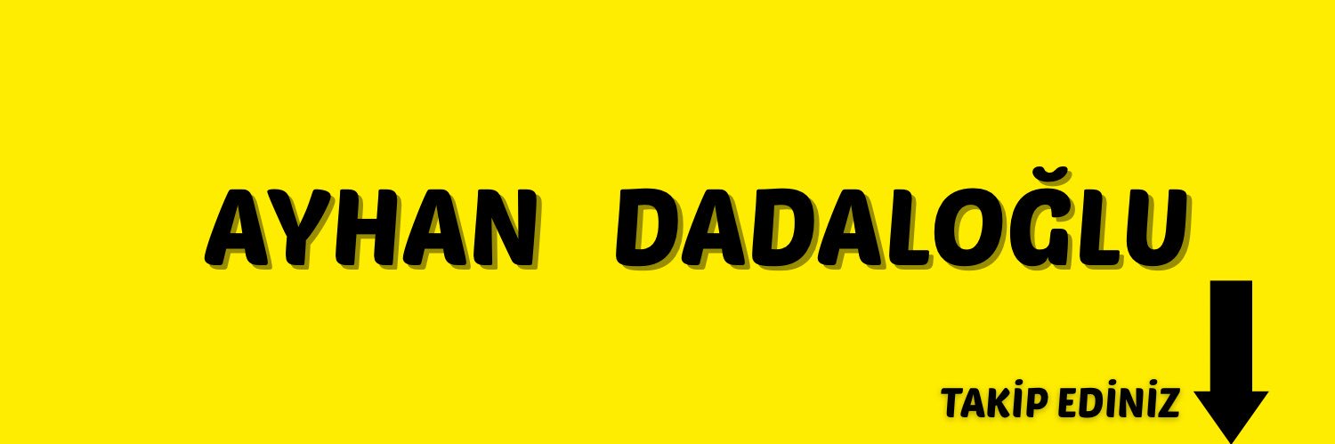 Ayhan Dadaloğlu's banner