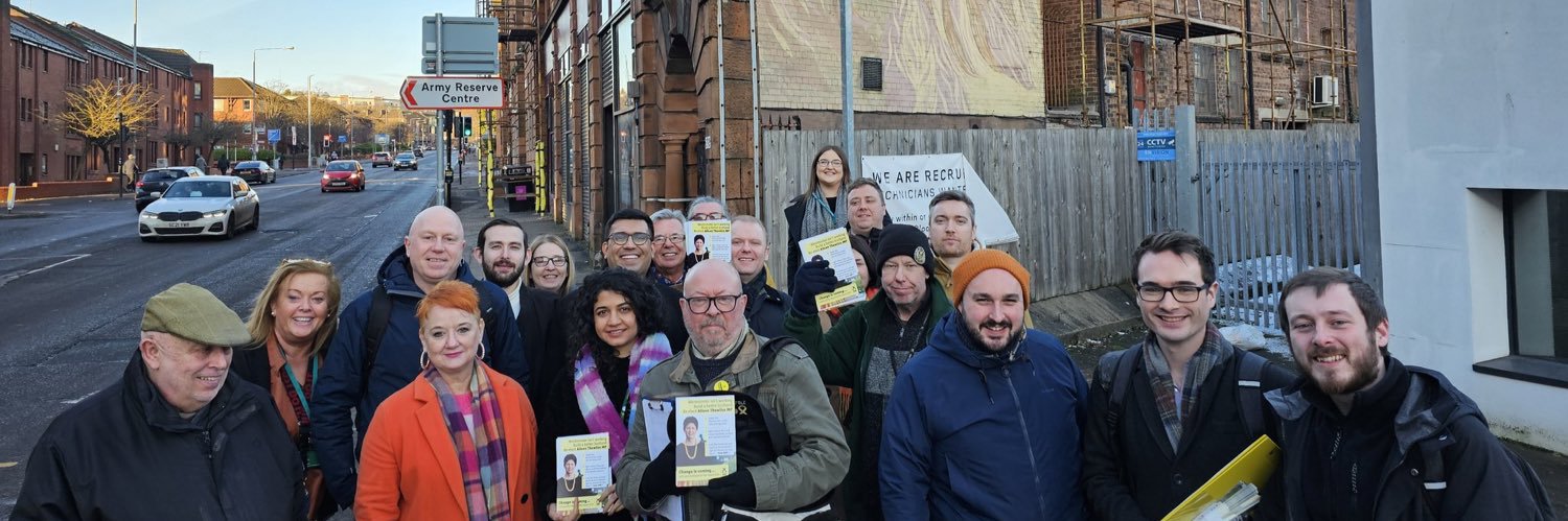 Glasgow SNP Group's banner