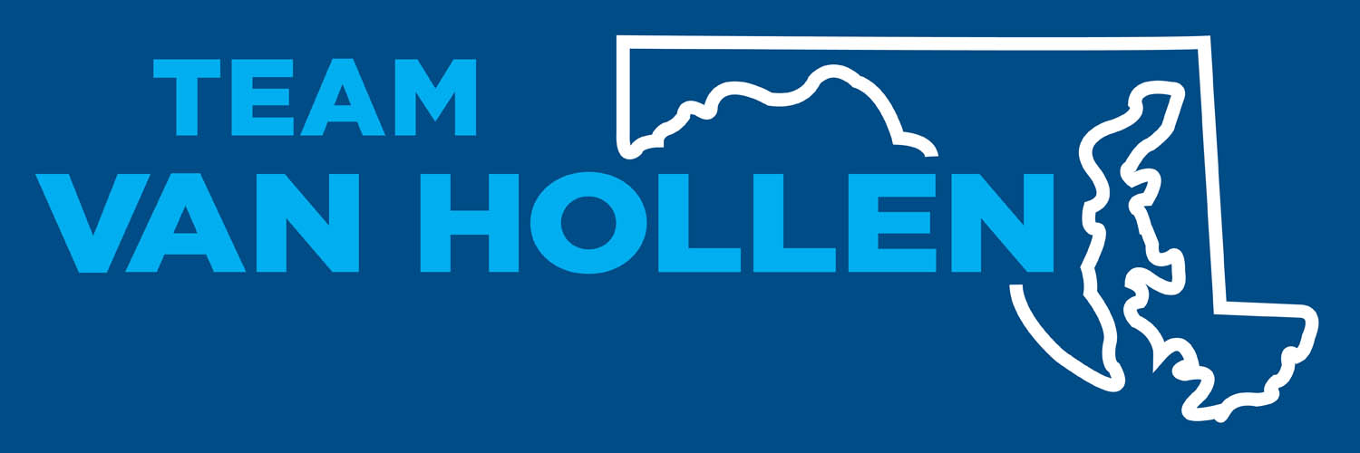 Chris Van Hollen's banner