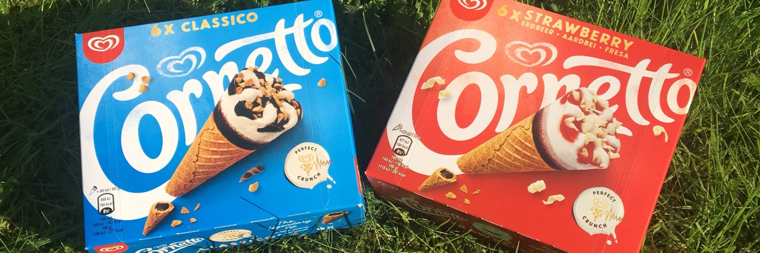 Cornetto's banner