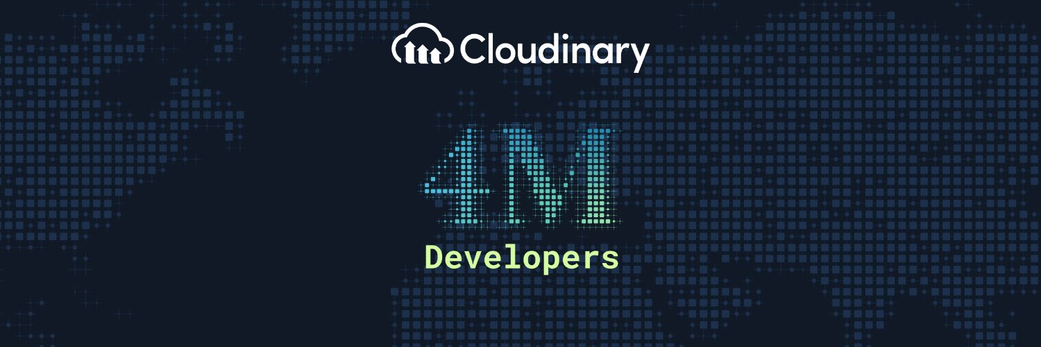 Cloudinary's banner